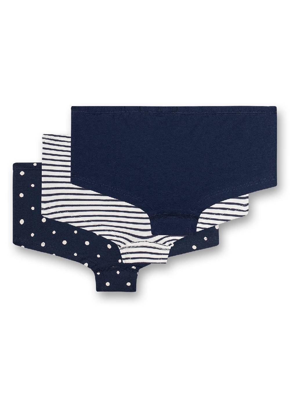 Sanetta Mädchen-Pantys (Dreierpack) Dunkelblauer Dots-Allover und Dunkelblau Bis zu 65% Rabatt