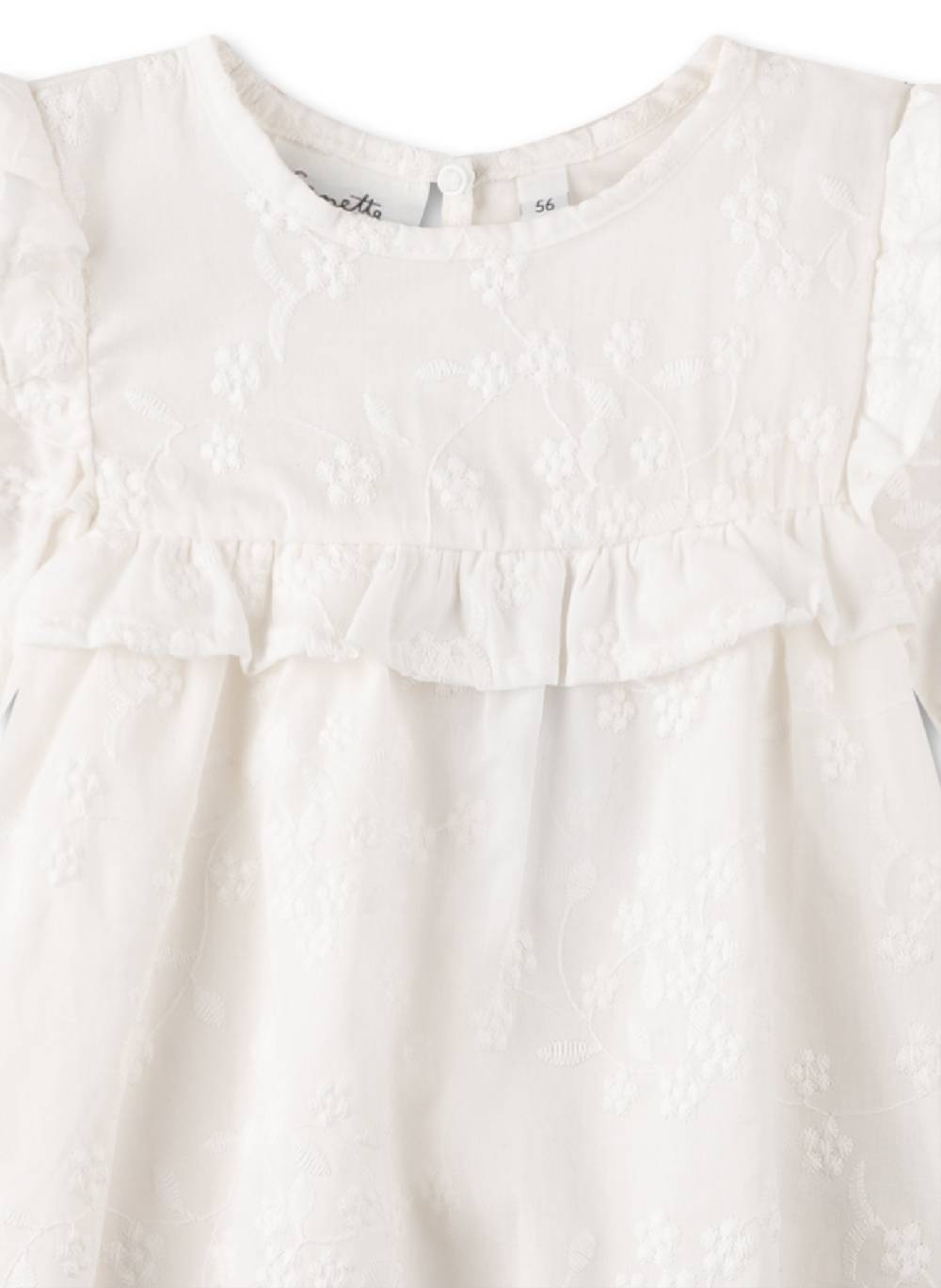 Sanetta Mädchen-Kleid Beige Kostenloser Versand international