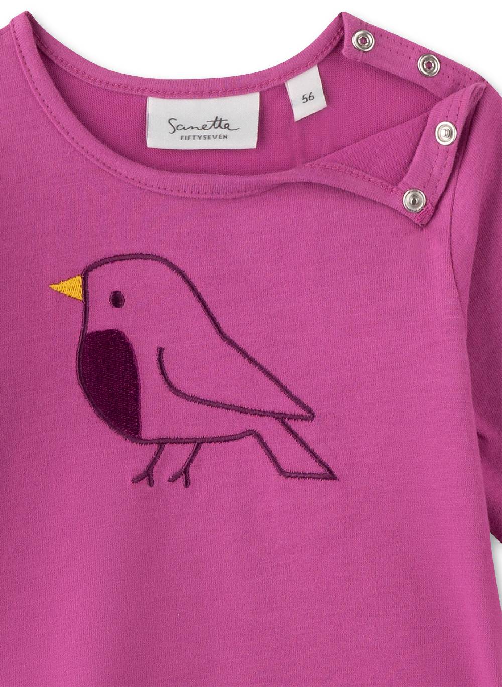 Sanetta Mädchen-Langamshirt Lila Fabrikladen