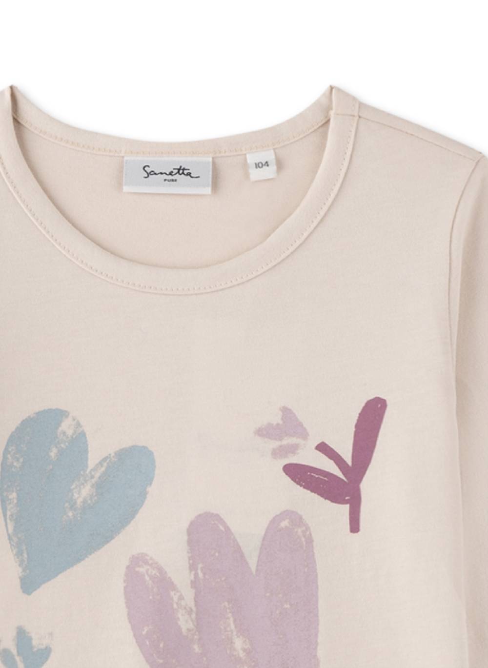 Sanetta Mädchen-Langarmshirt Beige Angebote