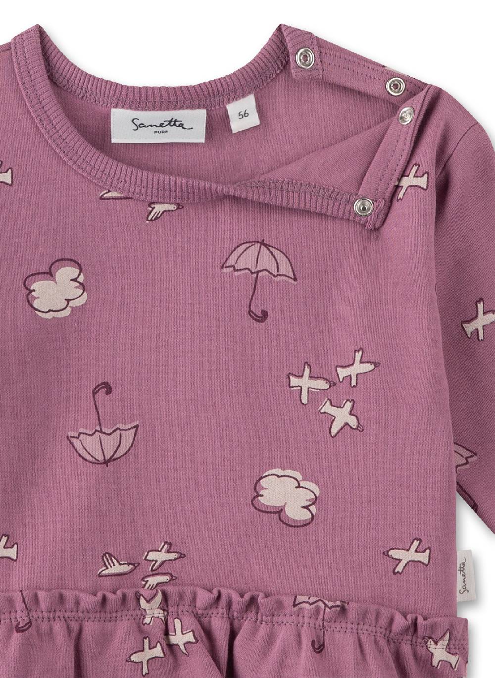 Sanetta Mädchen-Langarmshirt Rosa im Angebot
