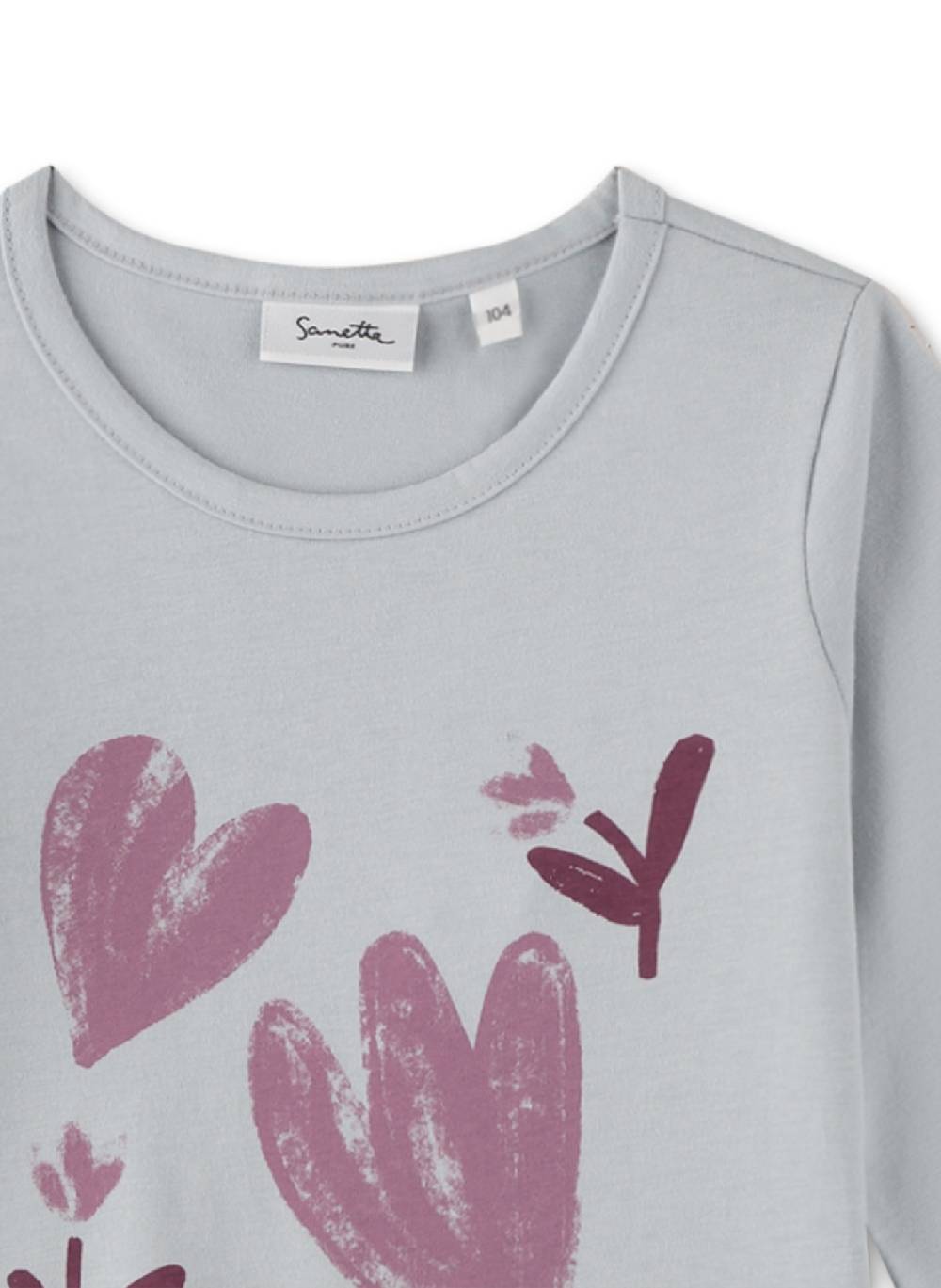 Sanetta Mädchen-Langarmshirt Blau Versandkostenfrei