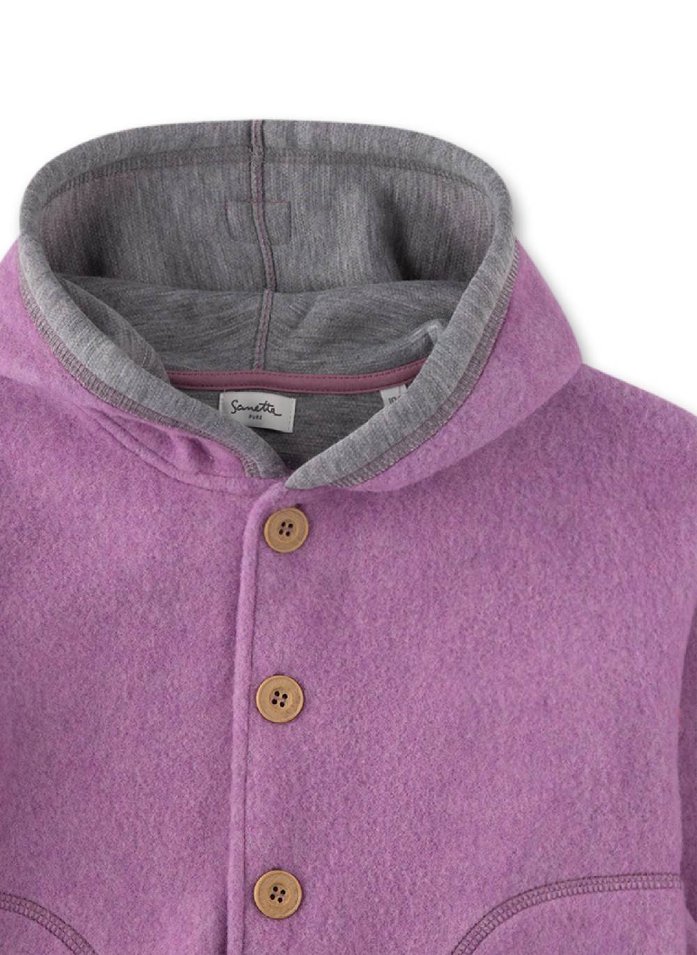 Sanetta Mädchen-Fleece-Jacke Rosa Preisnachlass