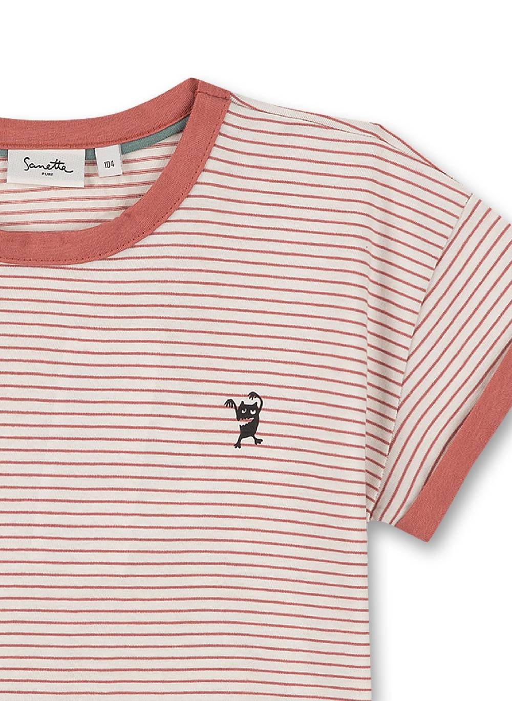 Sanetta Unisex T-Shirt Rot Ringel Online Outlet