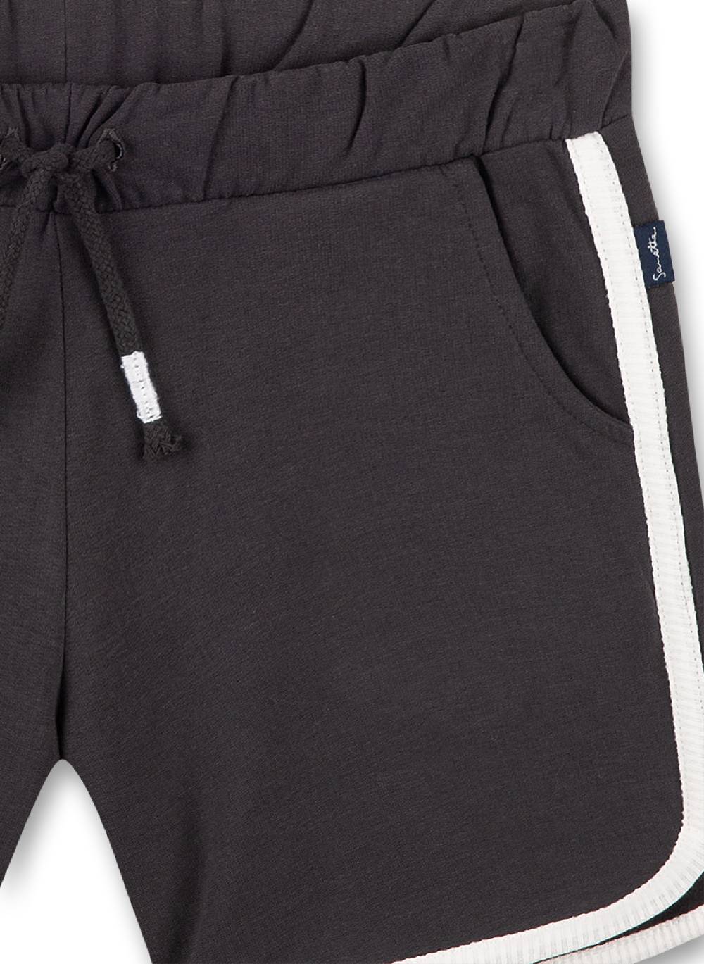 Sanetta Mädchen-Sweatshorts Anthrazit Tropical Sonderangebote