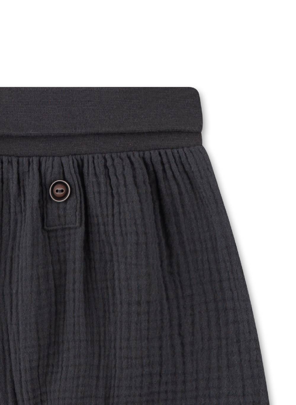 Sanetta Baby-Shorts Grau aus Musselin Super Sparpreis