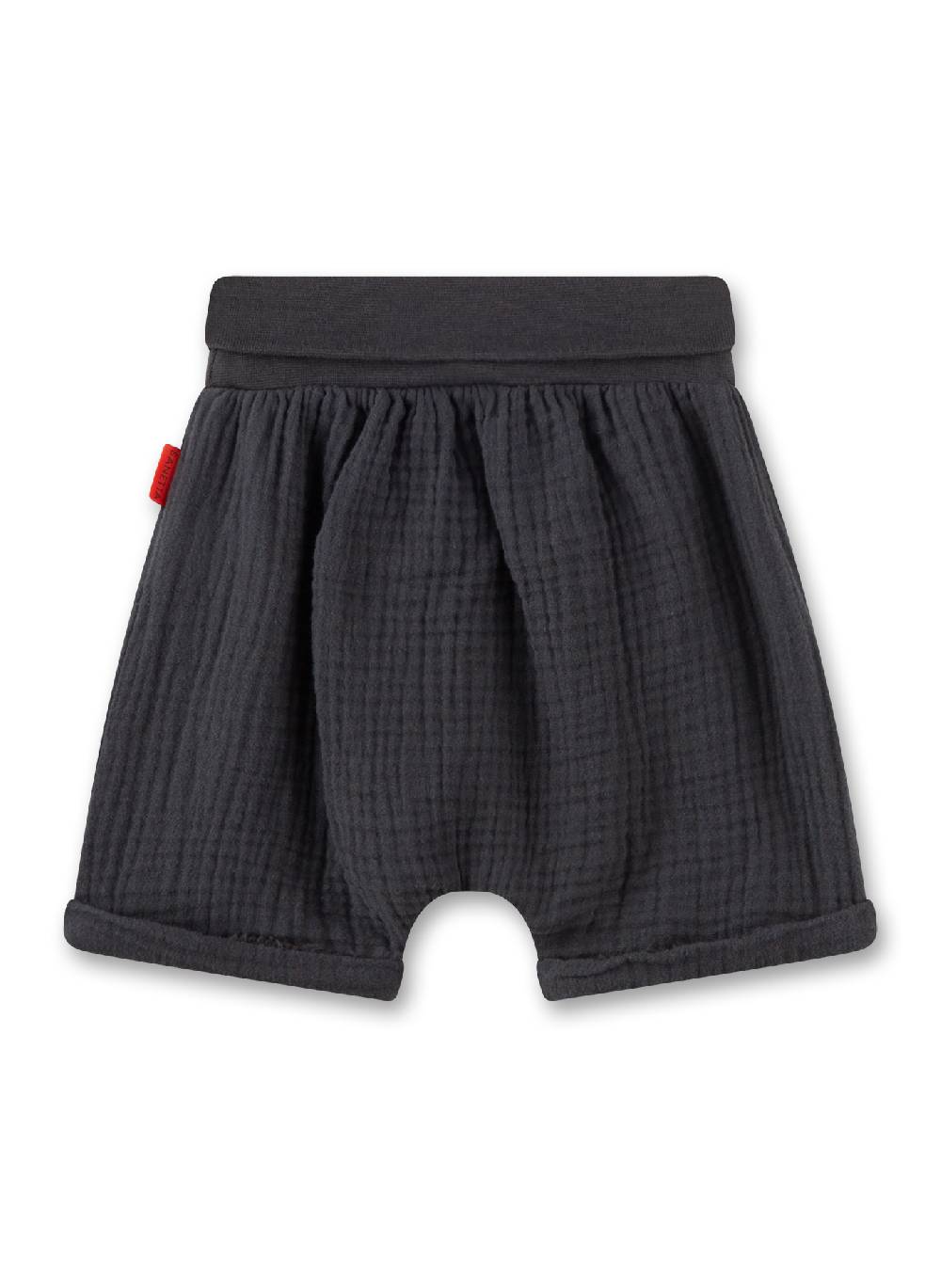Sanetta Baby-Shorts Grau aus Musselin Super Sparpreis