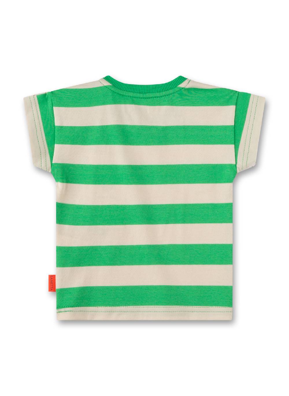 Sanetta Jungen T-Shirt Grün gestreift Super Rabatt