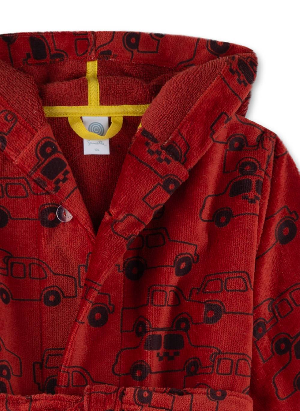 Sanetta Jungen-Bademantel Rot Black Friday Preise
