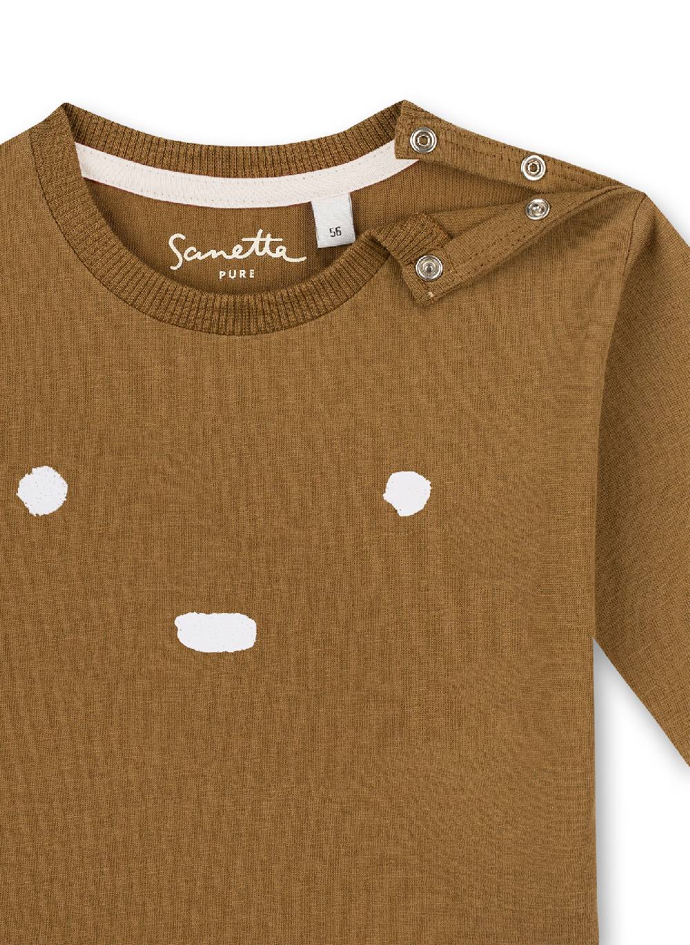 Sanetta Mädchen-Shirt langarm Braun Limitierter Zeitrabatt