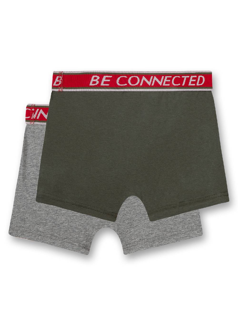 Sanetta Jungen-Shorts (Doppelpack) Graumelange und Khaki Saisonale Angebote