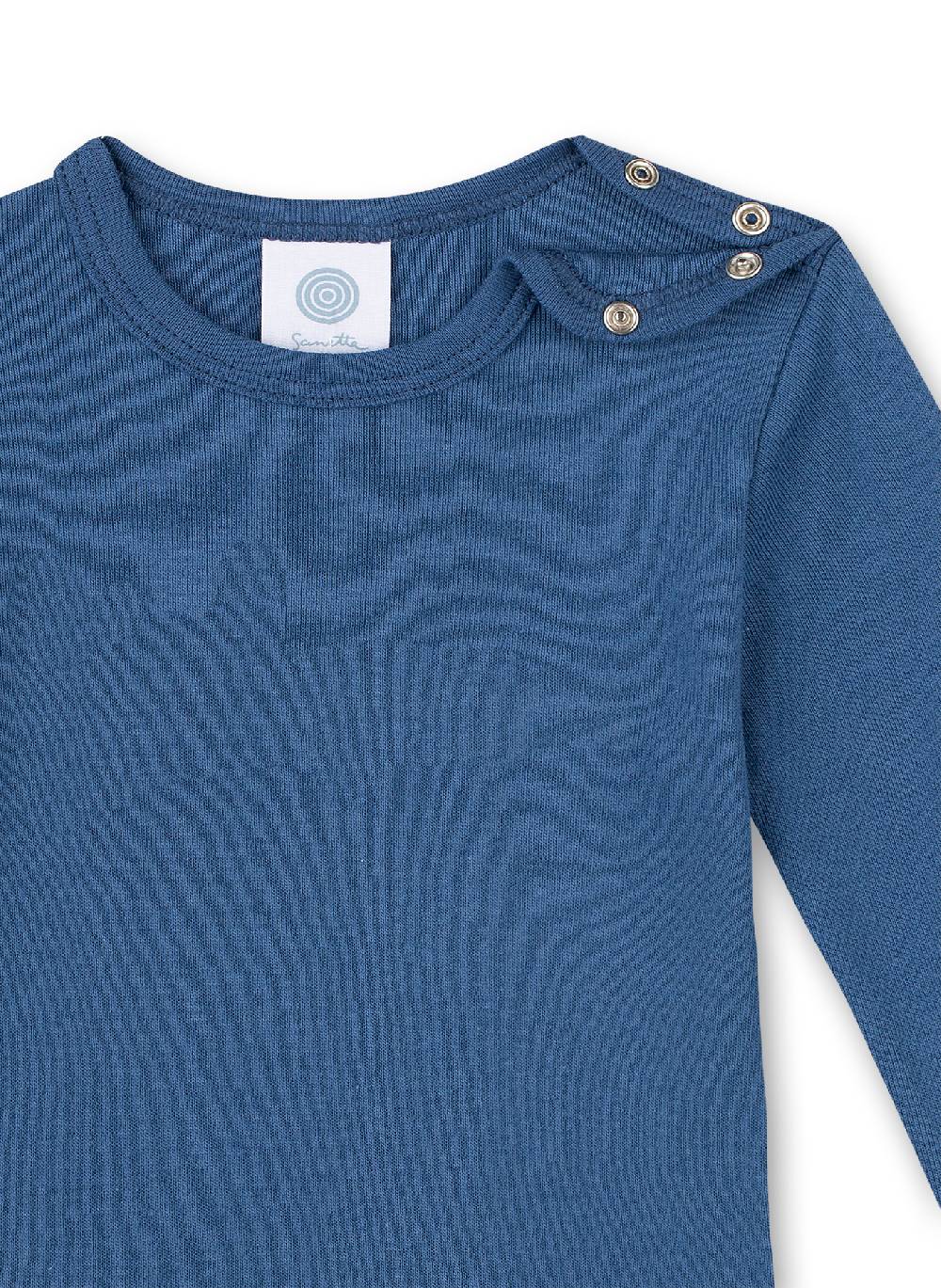 Sanetta Body langarm (Doppelpack) Weiß und Blau Kostenloser Versand