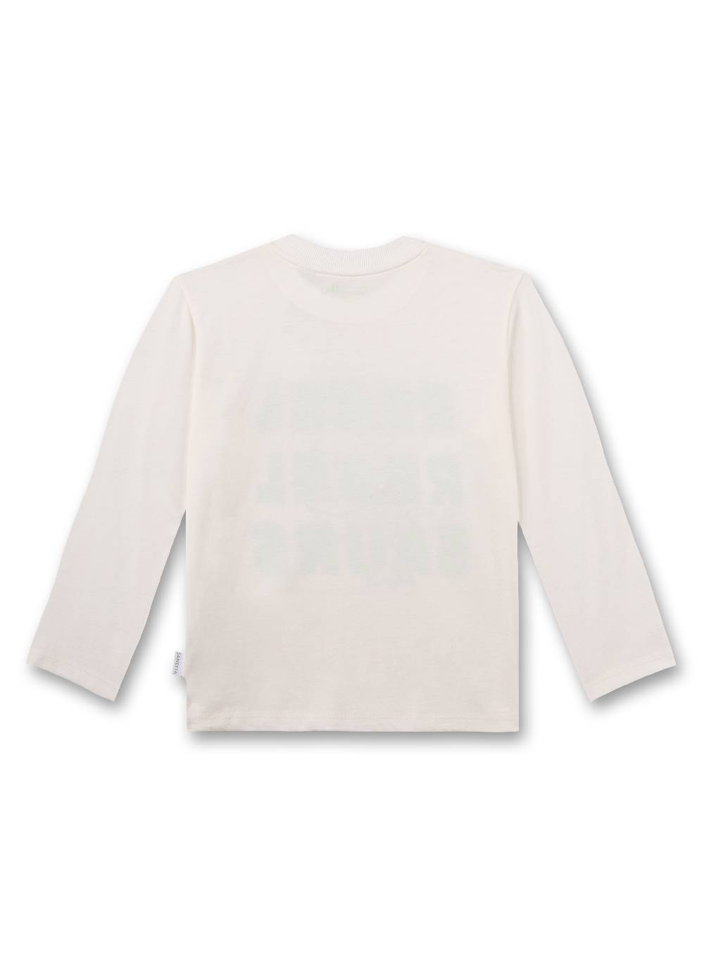 Sanetta Jungen-Shirt langarm Off-White Lagerräumung