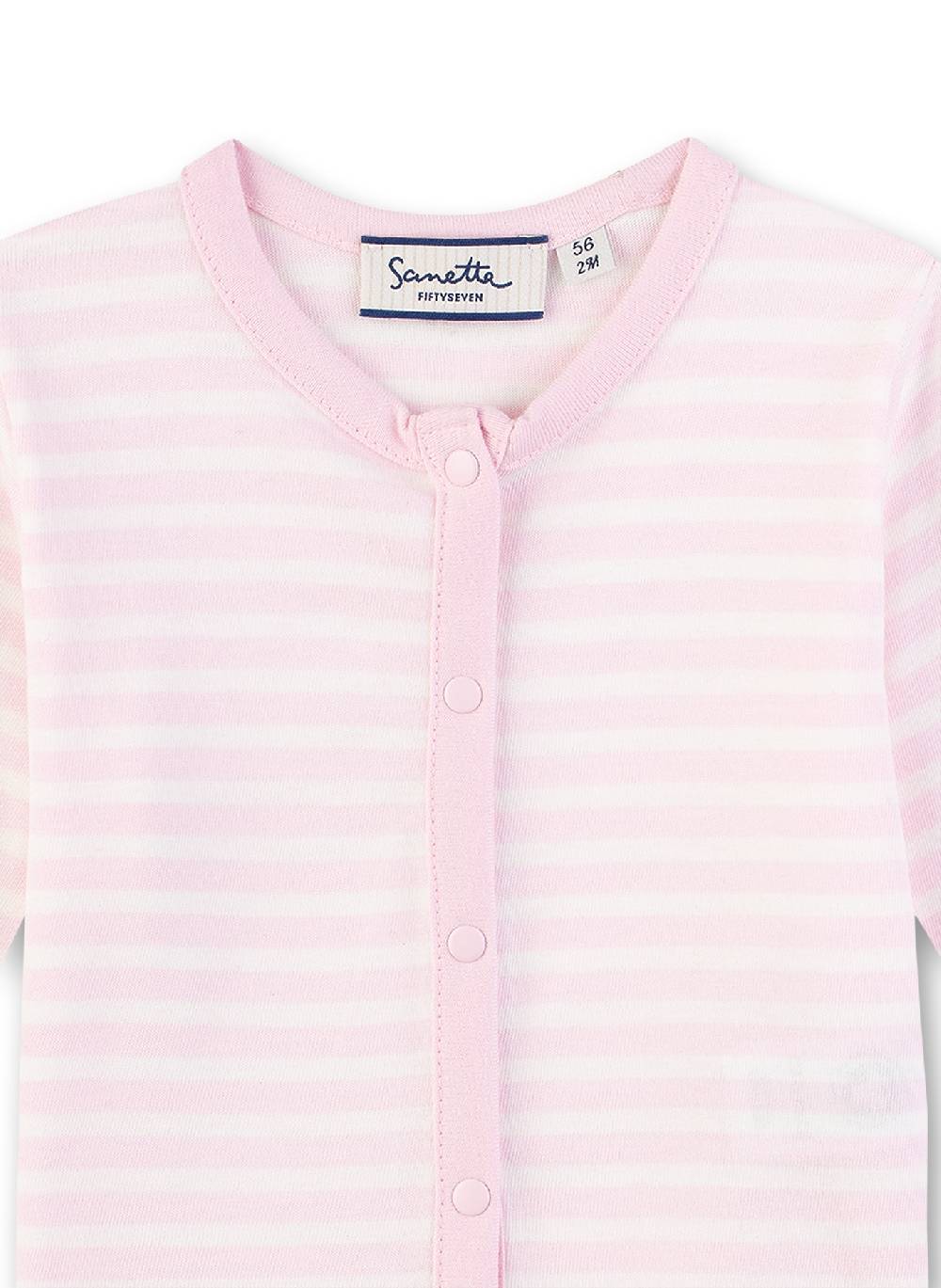 Sanetta Mädchen-Strickjacke Rosa-geringelt Kostenlose Rückgabe