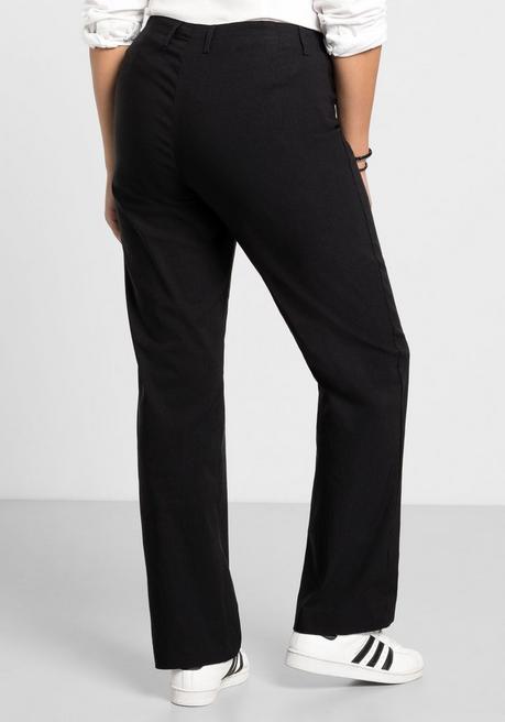 sheego Bengalinhose in gerader Form - schwarz sheego Räumungsverkauf
