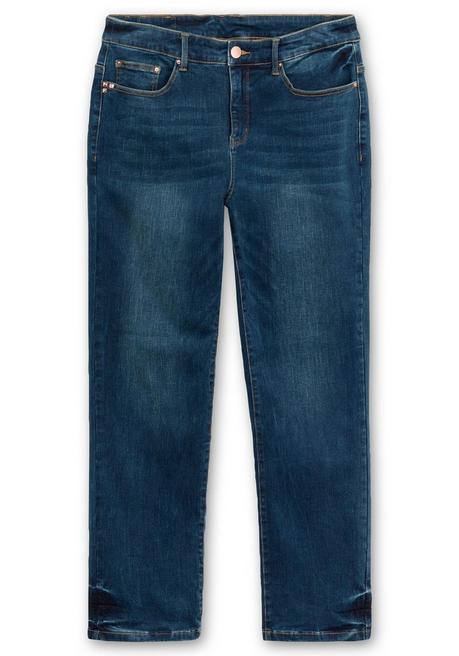 sheego Gerade Stretch-Jeans mit Bodyforming-Effekt - dark blue Denim sheego Tägliche Deals