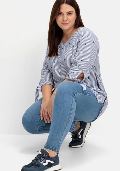 sheego Jeggings in Power-Stretch-Qualität, mit Schlupfbund - blue Denim sheego Super Sparpreis