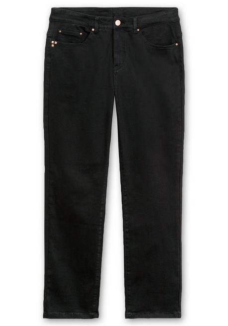 sheego Gerade Stretch-Jeans mit Bodyforming-Effekt - black Denim sheego JETZT KAUFEN