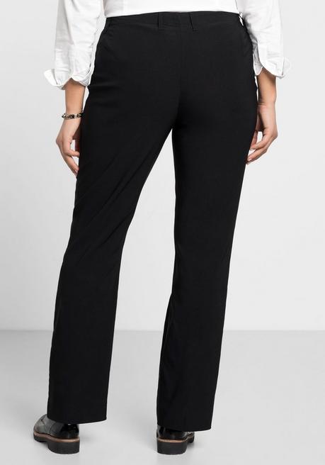 sheego Bengalinhose in Bootcut-Form - schwarz sheego Bis zu 60% Rabatt