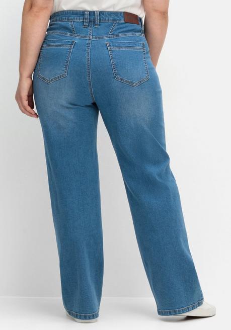 sheego Weite Jeans in Curvy-Schnitt ELLA - blue Denim sheego Riesige Rabatte