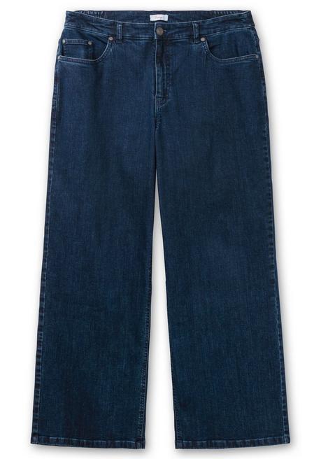 sheego Weite High-Waist-Jeans im Curvy-Schnitt ELLA - dark blue Denim sheego 50% Rabatt mit kostenlosem Versand