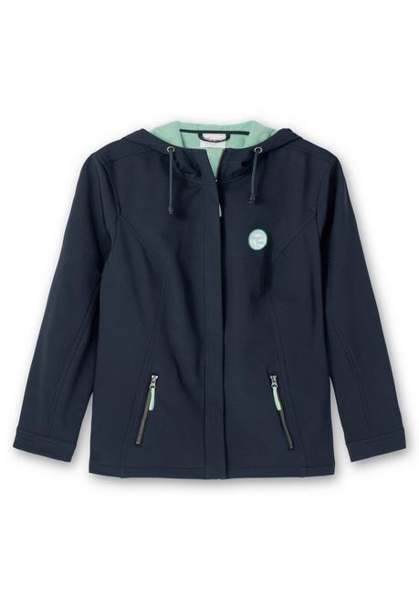 sheego Softshell-Jacke mit Fleece-Innenseite - nachtblau sheego 50% Rabatt für begrenzte Zeit