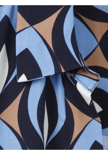 VIA APPIA DUE Midikleid mit Hemdkragen und 3/4-Ärmeln - indigo gemustert sheego Blitzangebot