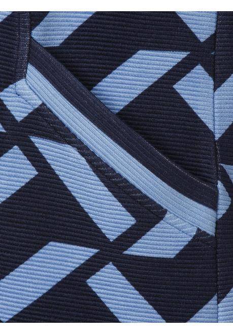 VIA APPIA DUE Bedrucktes Etuikleid mit Eingrifftaschen - indigo gemustert sheego Kauf eins, bekomm eins gratis