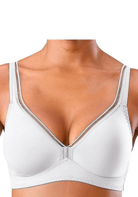 PETITE FLEUR T-Shirt-BH - schwarz+weiß sheego Bis zu 60% Rabatt