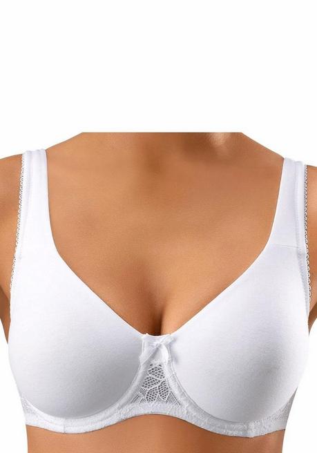 NUANCE Doppelpack T-Shirt BHs - schwarz+weiß sheego Nur noch ein Tag übrig