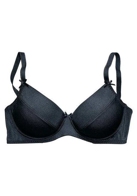 NUANCE Push-up-BH mit Bügeln und wattierten Cups - schwarz sheego Riesige Rabatte