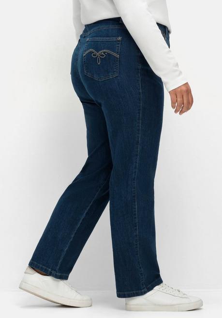 sheego x Collection L. Gerade Jeans in 5-Pocket-Form - blue Denim sheego Online Shopping