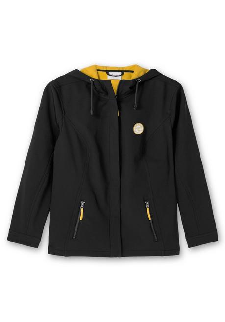 sheego Softshell-Jacke mit Fleece-Innenseite - schwarz sheego Exklusivangebot