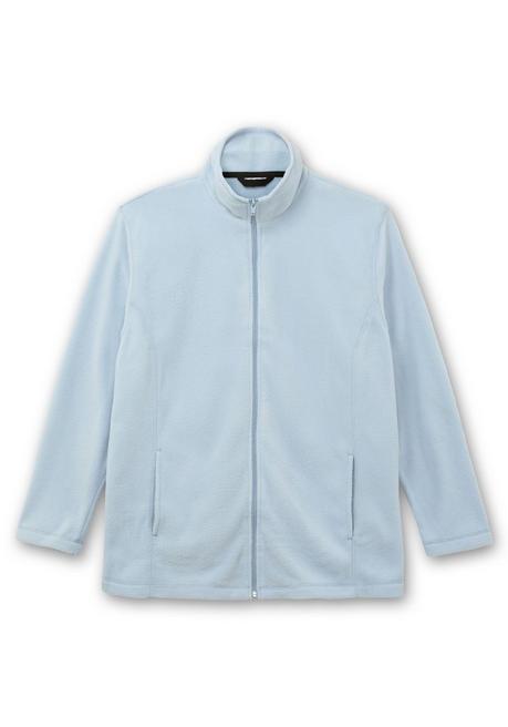 sheego Kuschelige Fleecejacke mit Reißverschluss - bleu sheego Hotsell