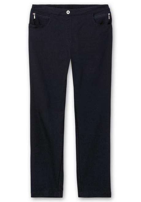 sheego Gerade Bengalinhose mit hohem Schlupfbund - marine sheego im Angebot