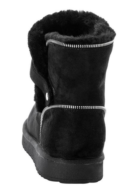 sheego Schlupfboots mit seitlichen Riegeln - schwarz sheego Saisonale Angebote