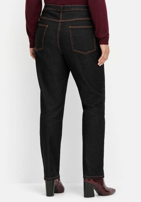 sheego Gerade, innen weich angeraute Thermojeans - black Denim sheego Kauf eins, bekomm eins gratis