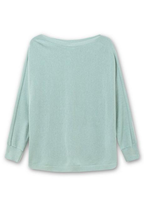 sheego Pullover mit U-Boot-Ausschnitt - mint sheego Neueste Stile