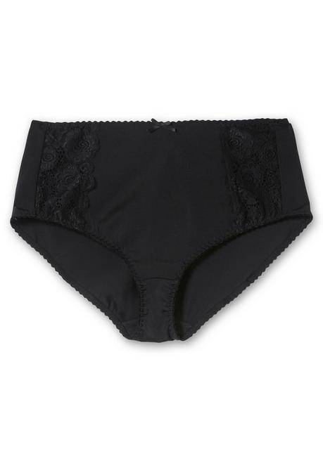sheego Taillenslip mit transparenter Spitze - schwarz sheego Auslauf