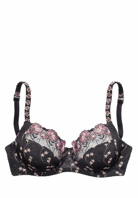 NUANCE Bügel-BH - schwarz-taupe sheego Schlussverkauf