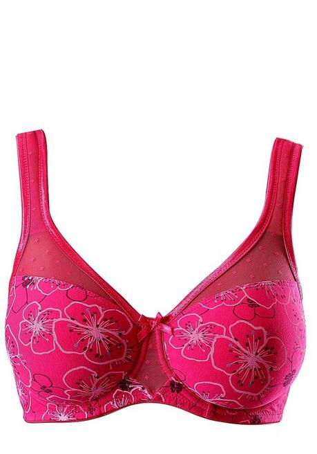 NUANCE Minimizer-BH - beere bedruckt sheego Blitzverkäufe