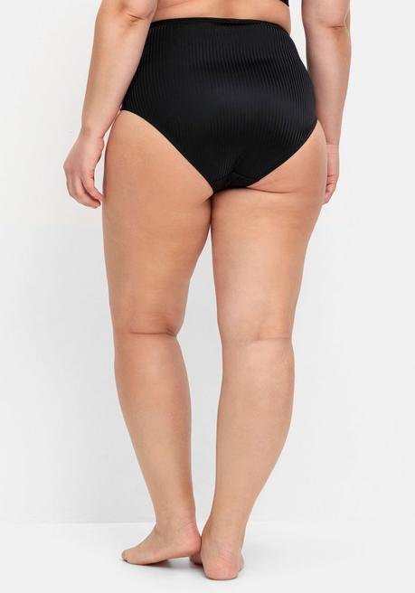 sheego Doppelpack Slips mit Spitze und Shapingeinsatz - schwarz+schwarz sheego Günstig kaufen