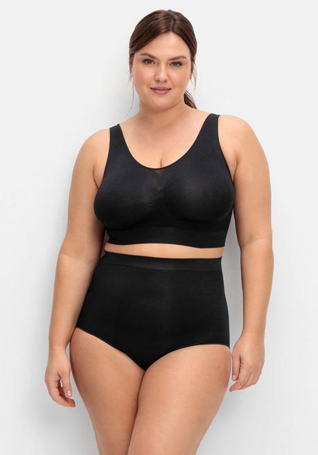 sheego Doppelpack Shaping-Formslips, extrahohe Taille - hautfarben+schwarz sheego Jubiläumsangebot
