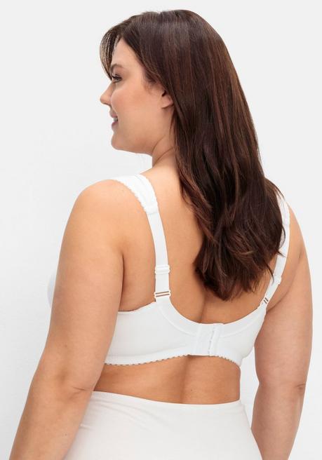 sheego Entlastungs-BH ohne Bügel, mit Unterbrustgummi - weiß sheego VIP-Rabatte