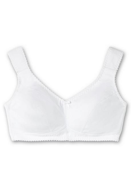 sheego Entlastungs-BH ohne Bügel, mit Unterbrustgummi - weiß sheego VIP-Rabatte