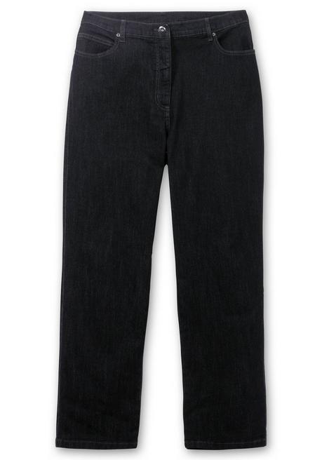 sheego x Collection L. Gerade Jeans in 5-Pocket-Form - black Denim sheego Letzter Tag