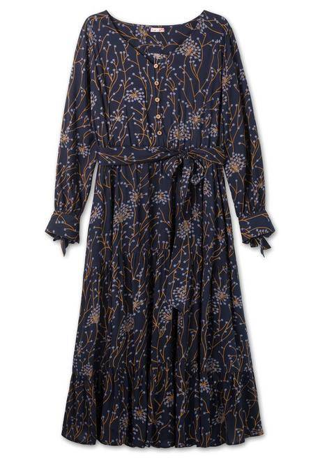 sheego by Joe Browns Maxikleid mit floralem Alloverdruck - nachtblau bedruckt sheego Nur noch ein Tag übrig