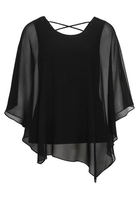 sheego Tunika in 2-in-1-Optik - schwarz sheego Riesige Rabatte