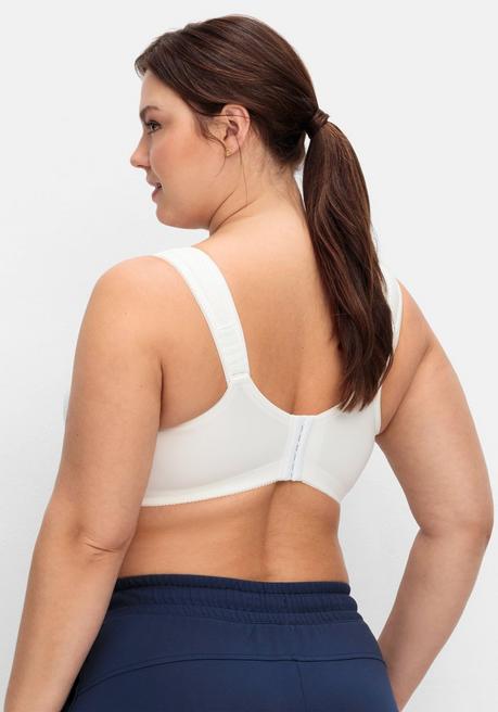 sheego Sport-BH aus COOLMAX®, mit Netzeinsätzen - weiß sheego Meist gekauft