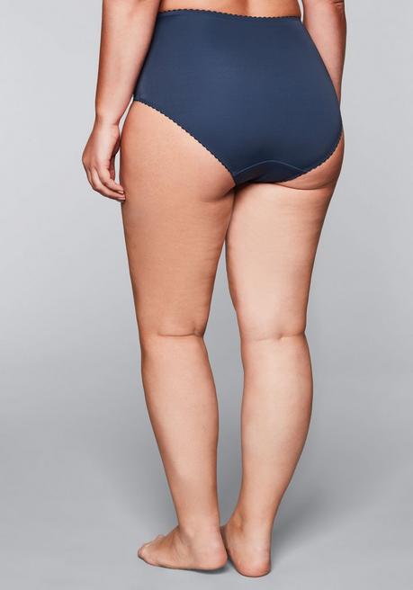 sheego Taillenslip mit transparenter Spitze - saphir sheego Saisonschlussverkauf